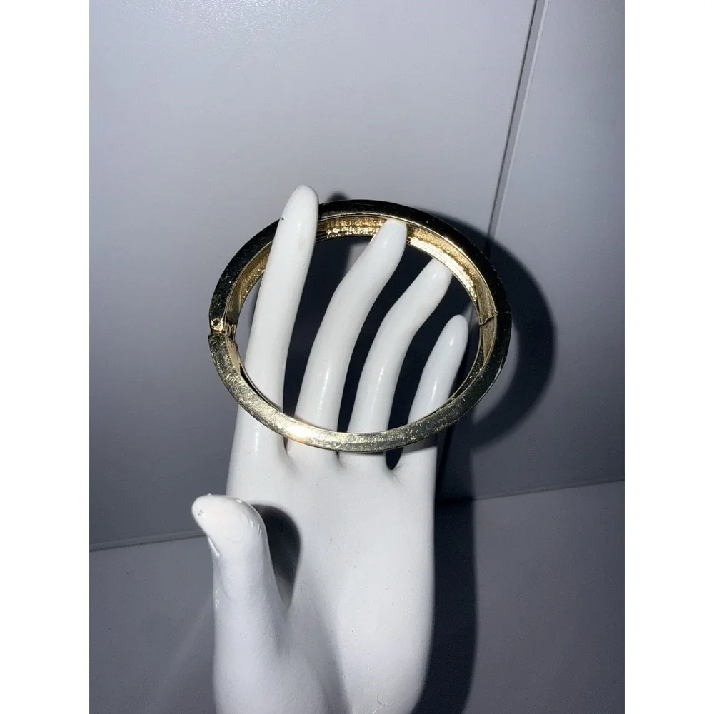 Equestrian Chunky Clamper Bracelet Vintage Horse Bit Polo Preppy 7